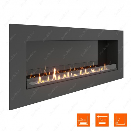 Биокамин SteelHeat GRAND 1500 XL стекло + стемалит по цене 71 000 руб.