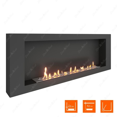 Биокамин SteelHeat WALL 1500 Биокамин SteelHeat WALL 1500 по цене 53 900 руб.