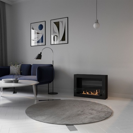 Биокамин SteelHeat WALL ONE 800 черный по цене 32 970 руб.