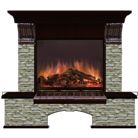 Бостон Грот однотонный (венге)+Arte 23