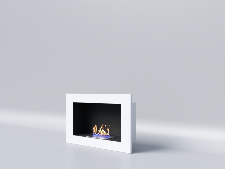 Биокамин "Русский огонь" Лайт Бланк 550V с защитным стеклом по цене 16 200 руб.