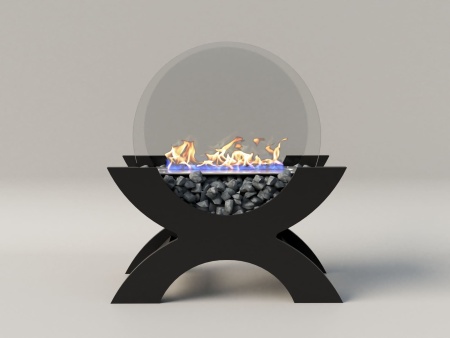 Биокамин "Русский огонь" Император черный по цене 21 800 руб.