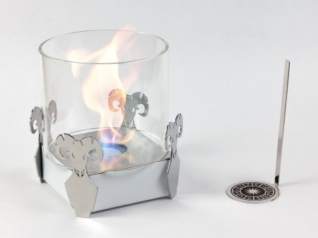 Настольный биокамин Lux Fire Зодиак "Овен" Белый по цене 15 000 руб.