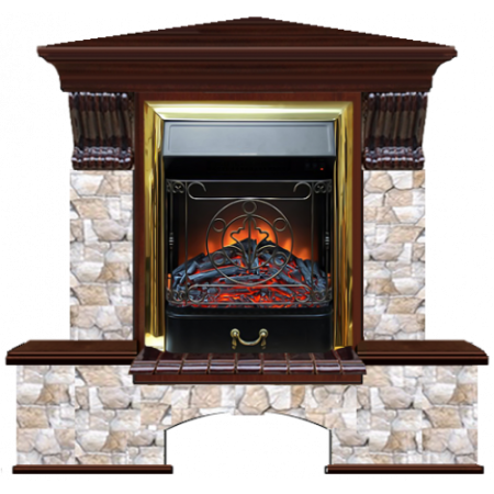 Бостон К Арбат угловой (красное дерево)+Majestic Brass Бостон К Арбат угловой (красное дерево)+Majestic Brass